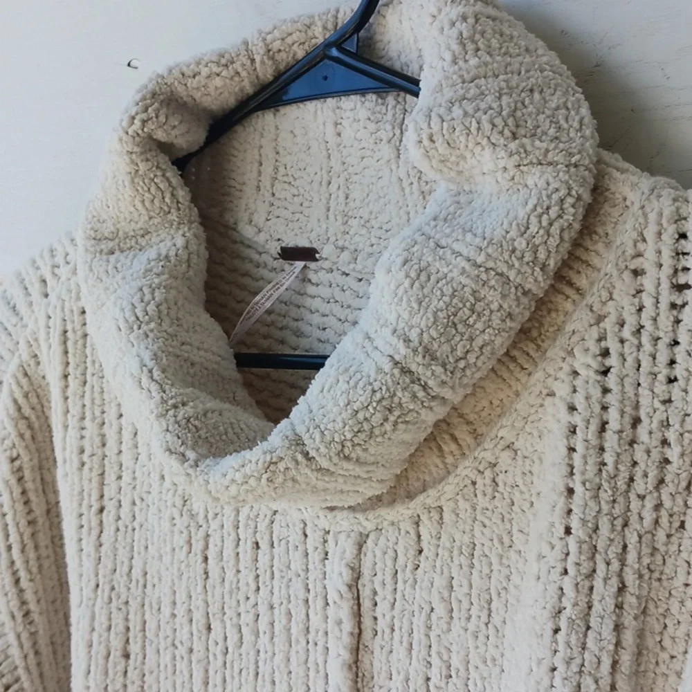Free People chunky oversized sweater womens size XS super soft - Picture 4 of 8